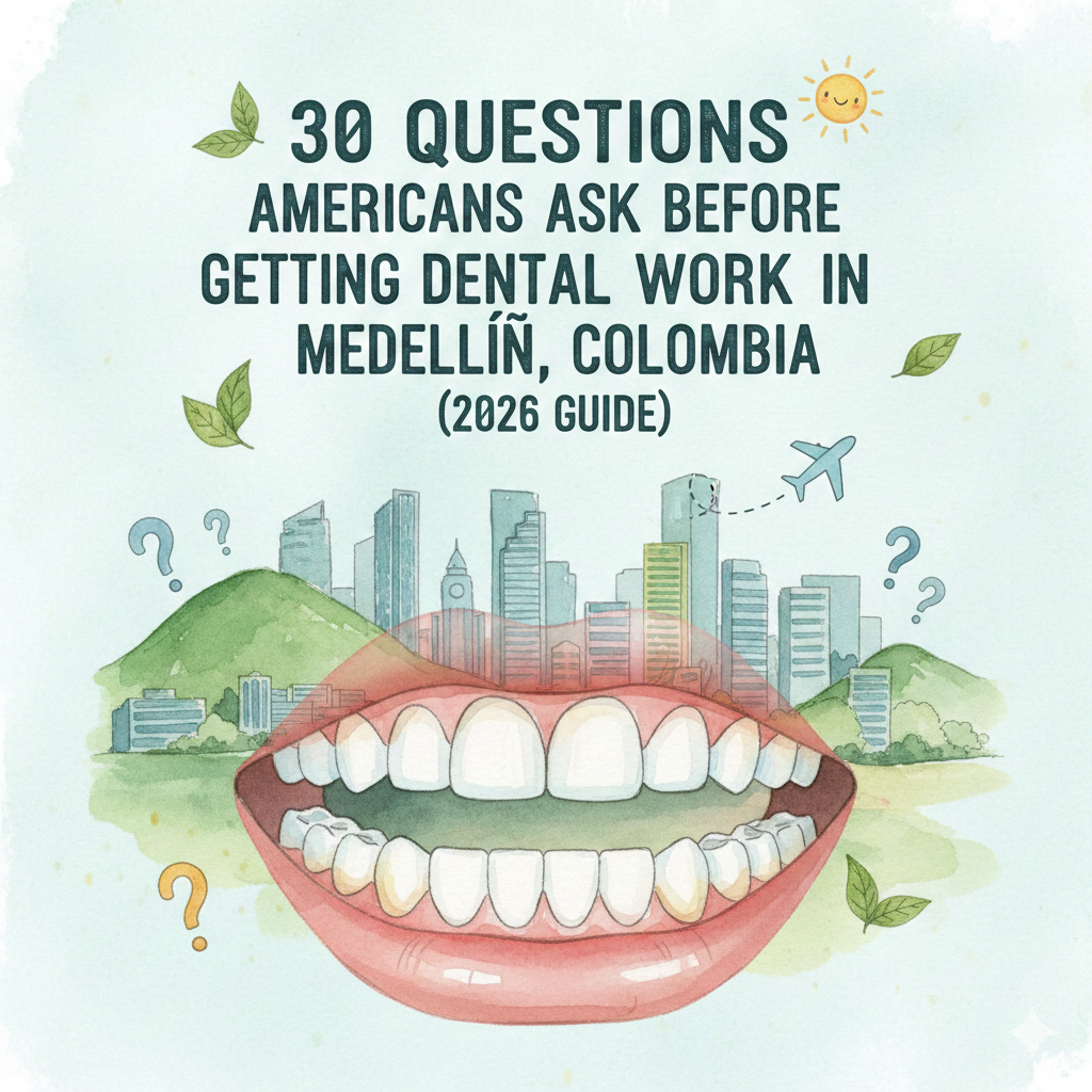 Read more about the article 30 Questions Americans Ask Before Getting Dental Work in Medellín, Colombia (2026 Guide)