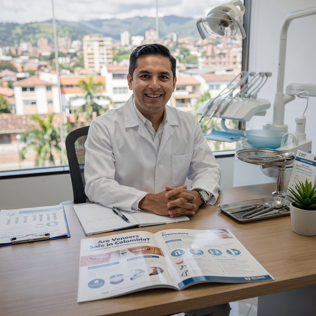 Read more about the article Are Veneers Safe in Colombia? Complete Safety Guide for International Patients